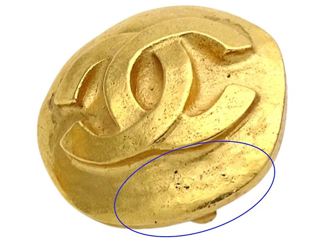 Orecchini a clip placcati oro Chanel D'oro - vista 9