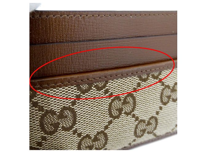 Tarjetero Gucci & Balenciaga Castaño Beige - vista 10