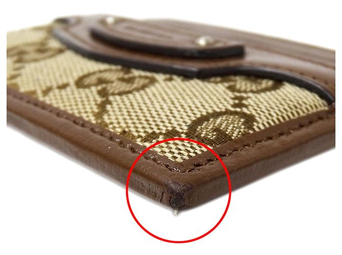 Tarjetero Gucci & Balenciaga Castaño Beige - vista 9