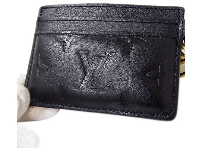 Tarjetero Monogram Louis Vuitton Negro - vista 8