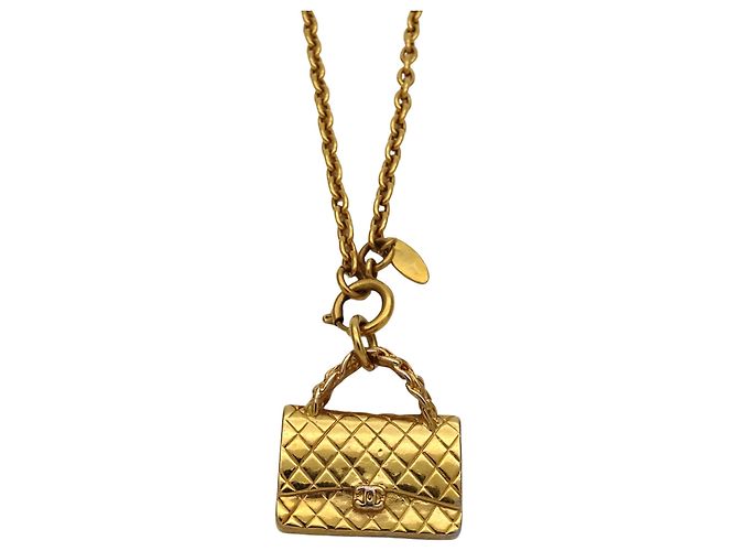 Collana Chanel Matelassé placcata oro D'oro - vista 2