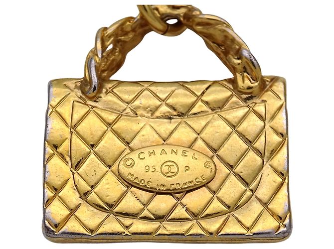 Collana Chanel Matelassé placcata oro D'oro - vista 5