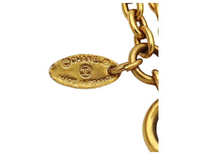 Collana Chanel Matelassé placcata oro D'oro - vista 6