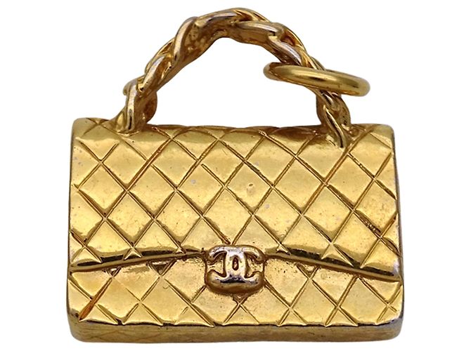 Collana Chanel Matelassé placcata oro D'oro - vista 9