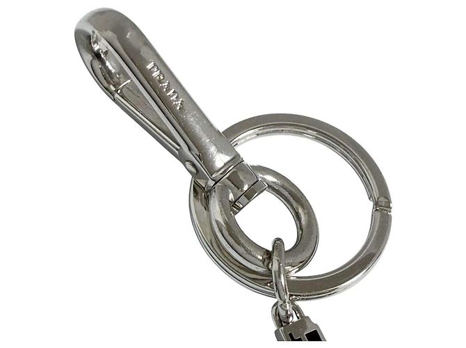Portachiavi Prada Uomo City Bag Charm - Nero - vista 5
