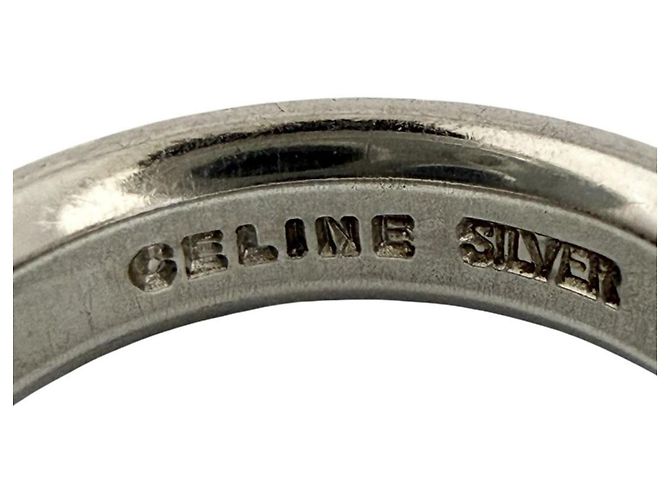 Céline Anello a fascia Celine in argento 925 - vista 7