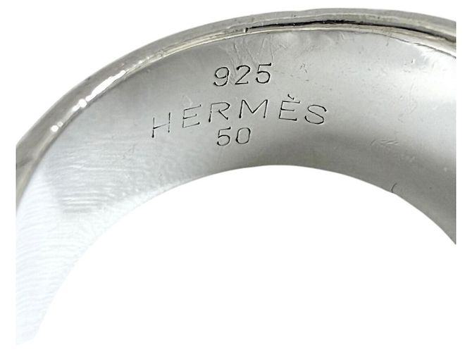 Ring Hermès Anillo Gallop Horse Hermes Plata - vista 6