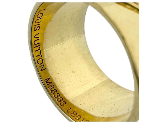 Louis Vuitton Men's Wide Monogram Band Ring - view 6