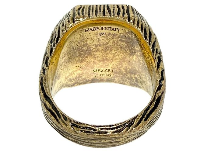 Louis Vuitton Men's Bague Wood Signet Ring, Size 20 - view 5