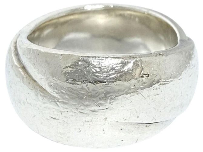 Ring Hermès Anello a fascia in argento 925 Hermes - vista 3