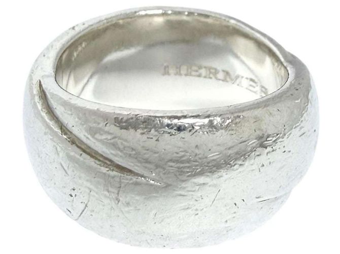 Ring Hermès Anello a fascia in argento 925 Hermes - vista 4