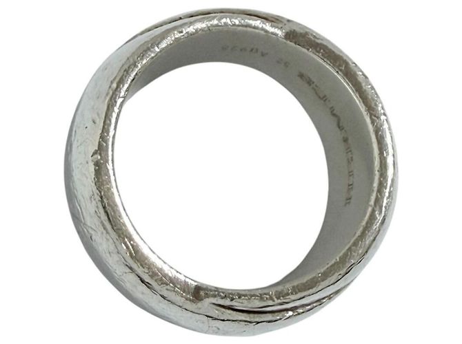 Ring Hermès Anello a fascia in argento 925 Hermes - vista 5