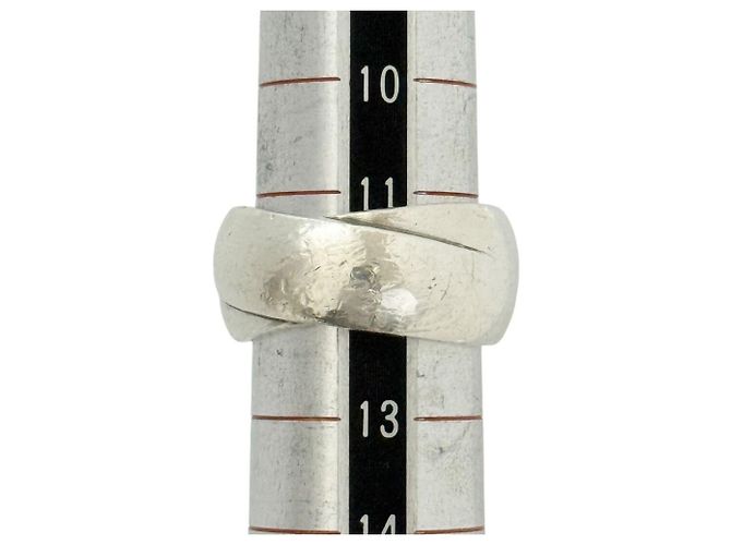 Ring Hermès Anello a fascia in argento 925 Hermes - vista 9