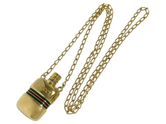 Collana con pendente Gucci Vintage Unisex D'oro - vista 2