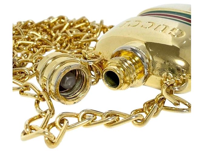 Collana con pendente Gucci Vintage Unisex D'oro - vista 6