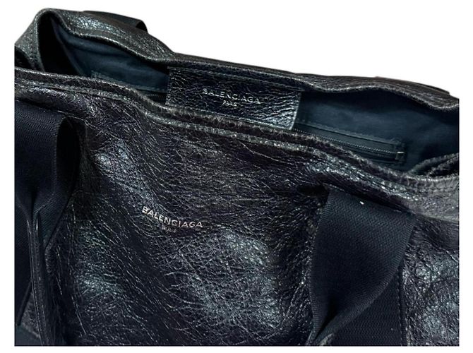 Everyday Borsa Tote Balenciaga Navy Cabas S Nero - vista 9