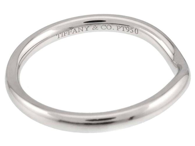 Anillo de banda curva Tiffany & Co. en platino - vista 3