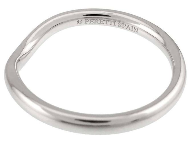 Anillo de banda curva Tiffany & Co. en platino - vista 4