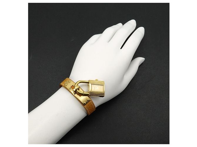 Relógio Hermès Kelly para mulheres em ouro com quartzo - vista 4