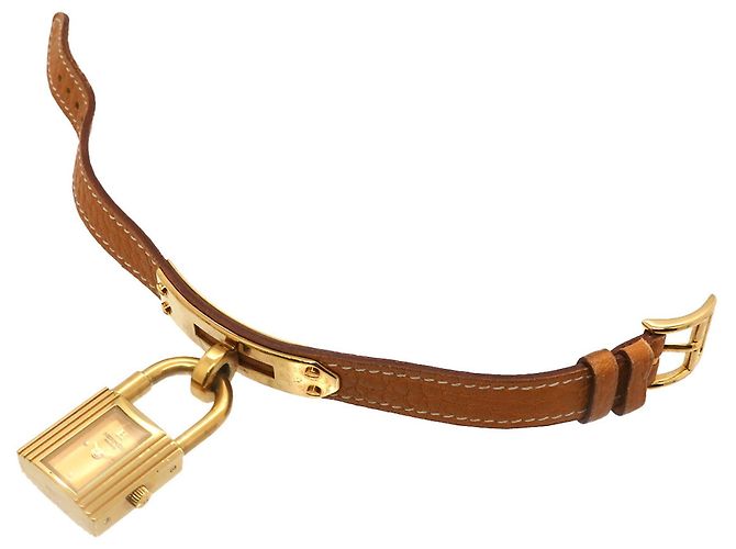 Relógio Hermès Kelly para mulheres em ouro com quartzo - vista 5