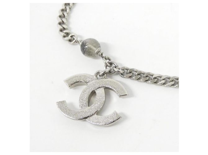 Timeless Pulsera Charm Chanel Plata Blanco - vista 3