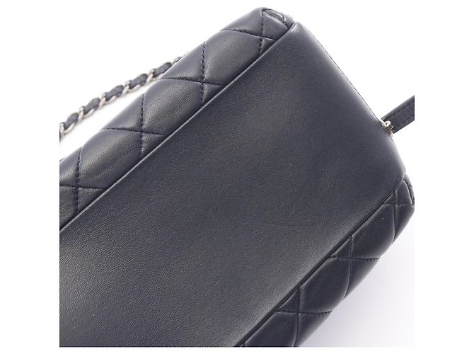 Borsa Bowling Matelassé Chanel Blu navy - vista 8