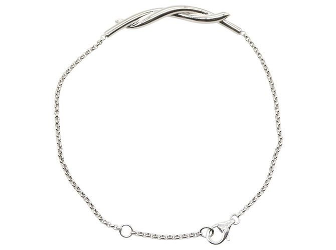 Bracciale con charm Cartier Entrelacés in oro bianco 18K Argento - vista 2
