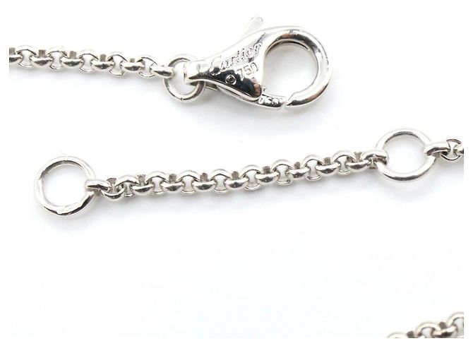 Bracciale con charm Cartier Entrelacés in oro bianco 18K Argento - vista 4