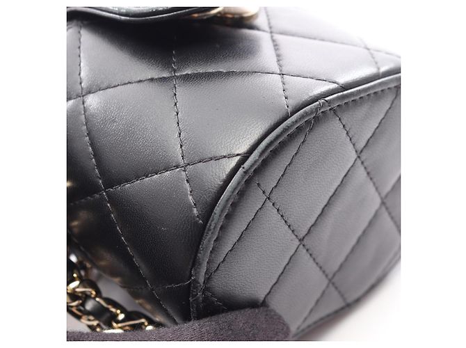 Borsa a Spalla Chanel Matelassé Mini Vanity Nero - vista 12