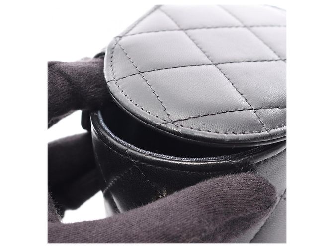 Borsa a Spalla Chanel Matelassé Mini Vanity Nero - vista 14
