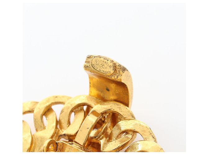 Orecchini a clip Chanel Coco Mark placcati oro D'oro - vista 3