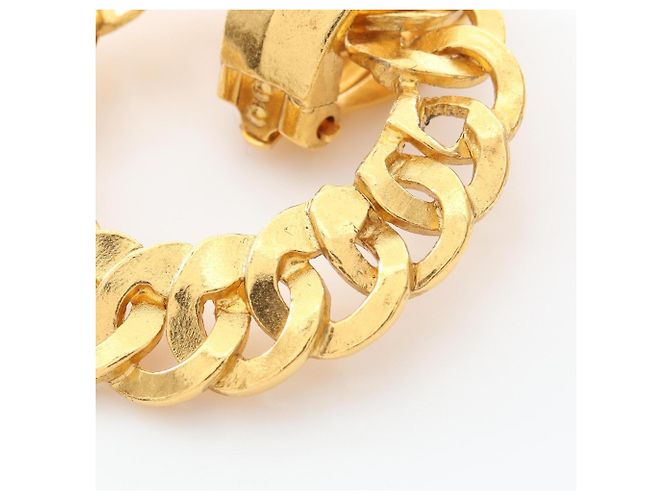 Orecchini a clip Chanel Coco Mark placcati oro D'oro - vista 5