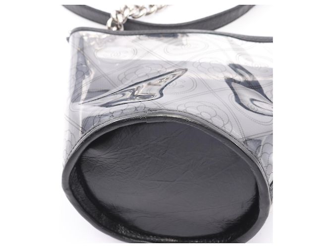 Borsa a Spalla Chanel Camellia Nero - vista 7