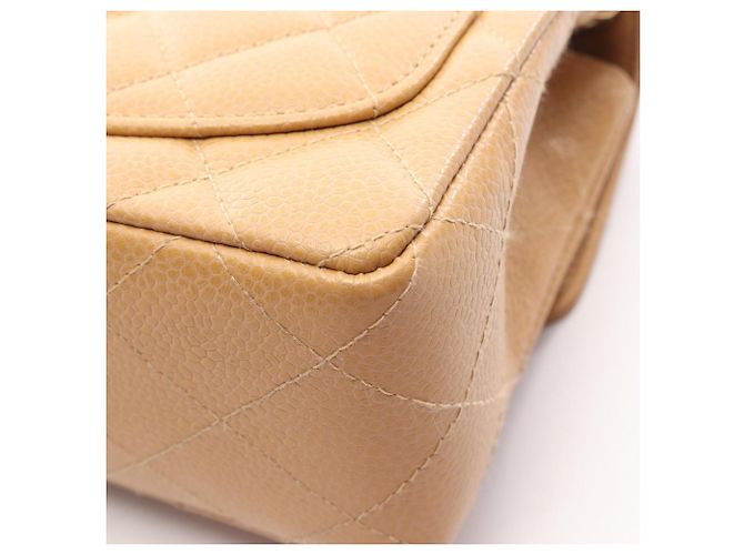 Borsa a Spalla Chanel Mini Matelassé Beige - vista 6
