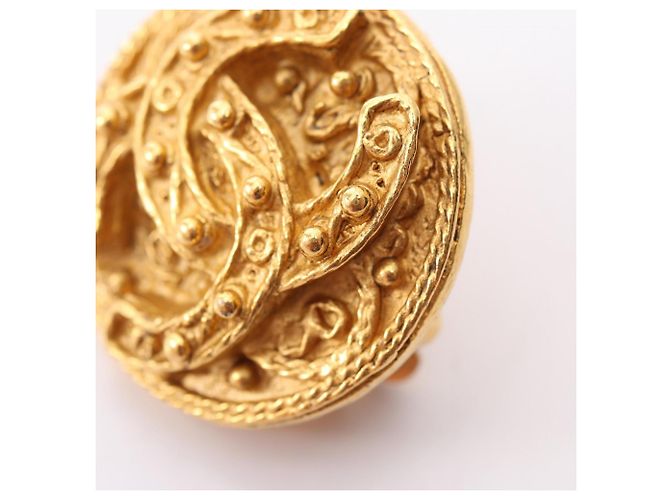 Timeless Orecchini a clip Coco Mark placcati oro Chanel D'oro - vista 5