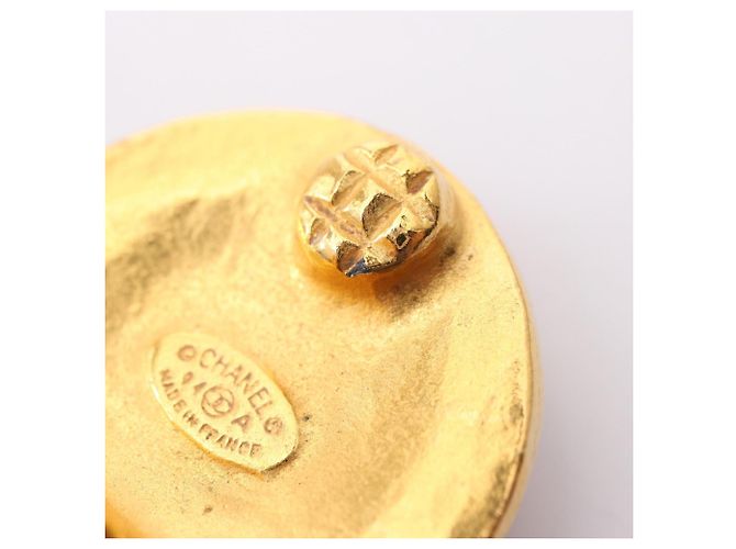 Timeless Orecchini a clip Coco Mark placcati oro Chanel D'oro - vista 6
