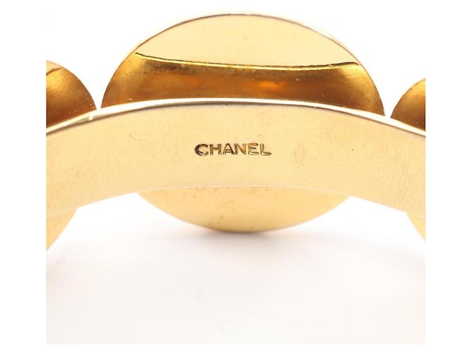Pulsera rígida Chanel Coco Mark Dorado - vista 3