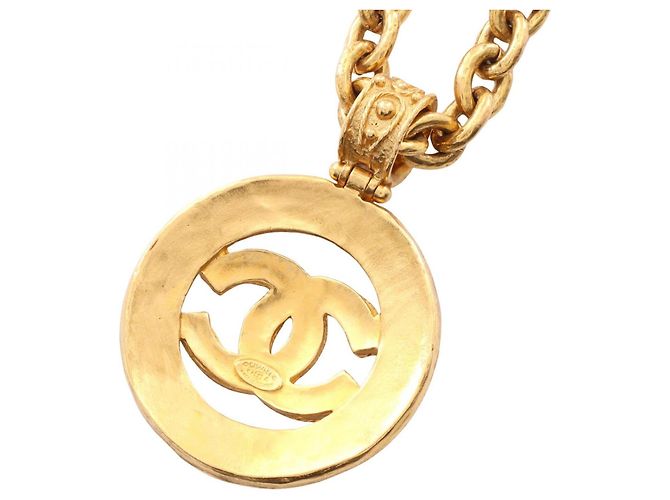 Collar Chanel Coco Mark Gripoix Roja Dorado Verde - vista 2