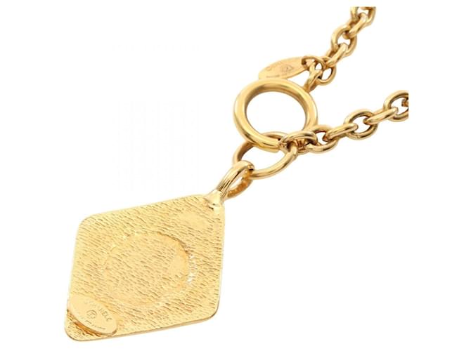 Collana Chanel Coco Mark placcata oro D'oro - vista 2