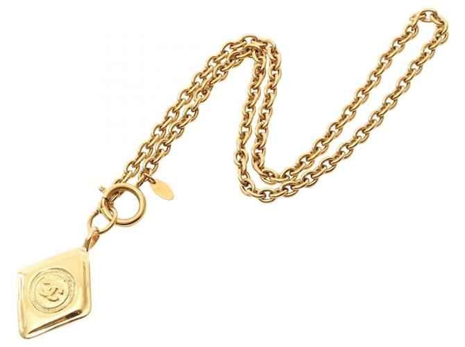 Collana Chanel Coco Mark placcata oro D'oro - vista 3