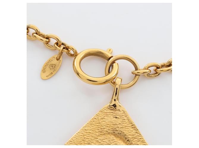 Collana Chanel Coco Mark placcata oro D'oro - vista 4