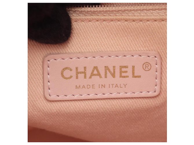 Borsa a Spalla Chanel Deauville Rosa - vista 4