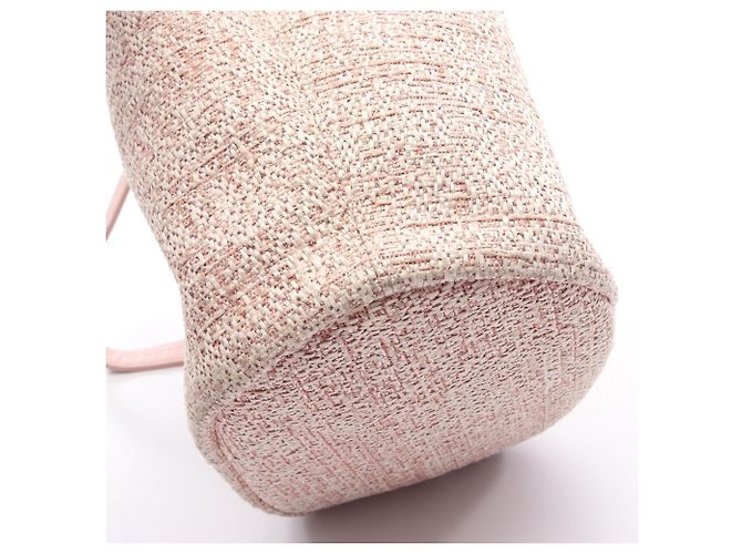 Borsa a Spalla Chanel Deauville Rosa - vista 9