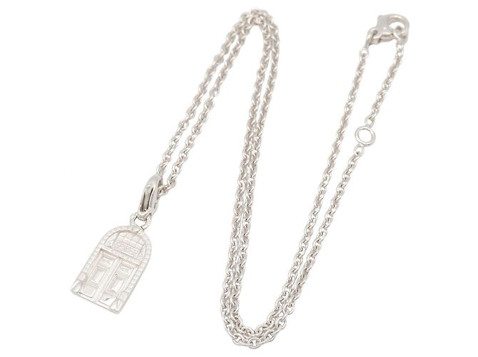 Collana CHANEL CHANEL Motif Porta Argento - vista 2