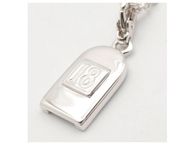 Collana CHANEL CHANEL Motif Porta Argento - vista 4
