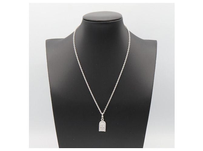 Collana CHANEL CHANEL Motif Porta Argento - vista 5
