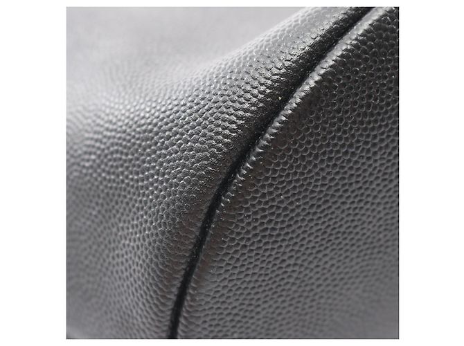 Borsa a tracolla con coulisse Chanel Deauville Nero - vista 6
