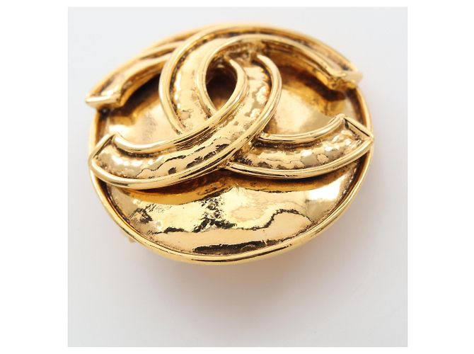 Spilla Chanel Coco Mark placcata oro D'oro - vista 6