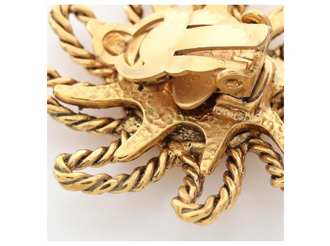 Orecchini a clip Chanel Coco Mark Sun Motif D'oro - vista 6
