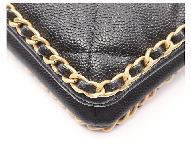 Borsa shopping Chanel Matelassé Small Nero - vista 6